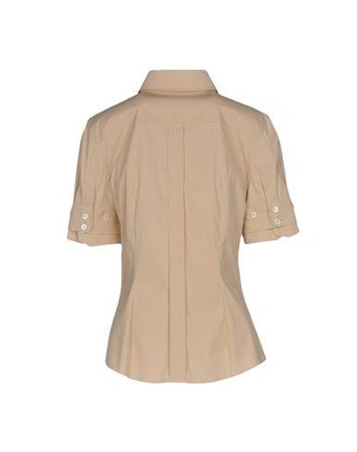 Shop Dolce & Gabbana Solid Color Shirts & Blouses In Sand