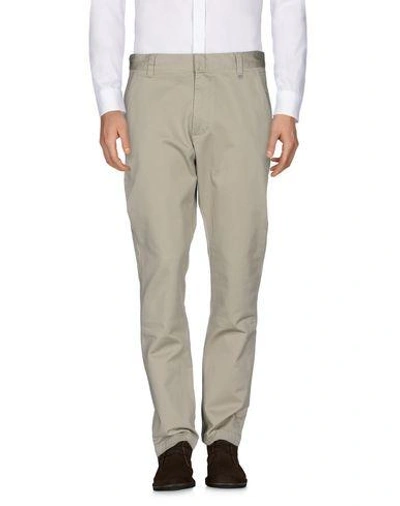 Shop Wesc Casual Pants In Beige