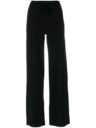 Shop Sonia Rykiel Wide-leg Drawstring Trousers