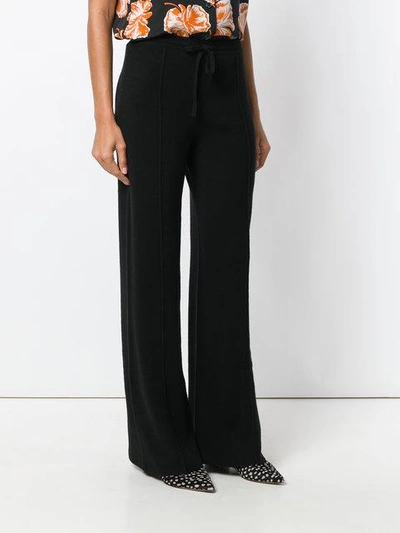 Shop Sonia Rykiel Wide-leg Drawstring Trousers