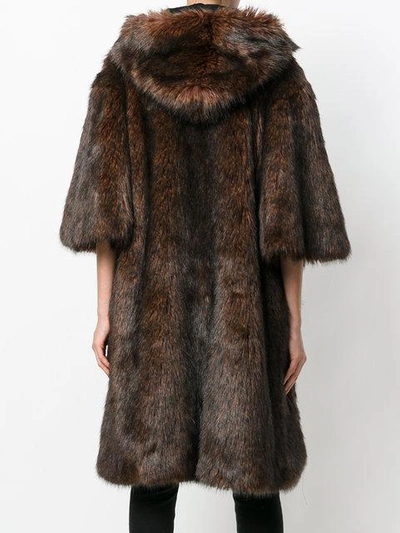 Shop Faith Connexion Faux Fur Coat In Brown