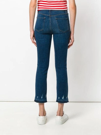 Shop J Brand Maude Tapered Jeans In Blue