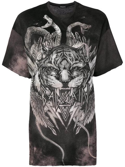 balmain tiger t shirt