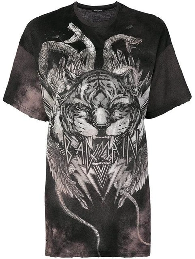 Shop Balmain - Tiger Print T