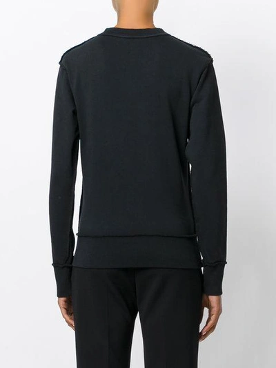 Shop Jw Anderson Logo Patch Sweatshirt - Black