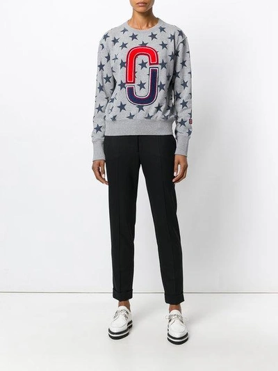 Shop Marc Jacobs Stars Double J Sweatshirt - Grey