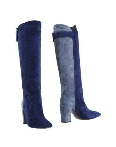 Shop Roger Vivier Boots In Blue