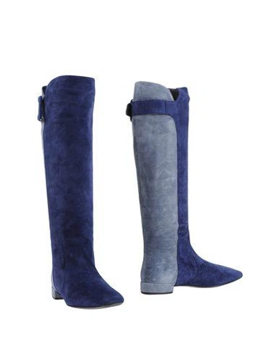 Shop Roger Vivier Boots In Blue