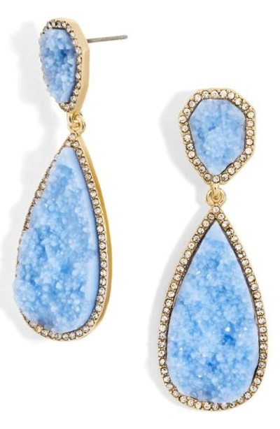 Shop Baublebar Moonlight Drop Earrings In Light Blue