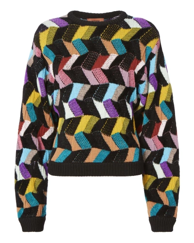 Shop Missoni Dolman Sleeve Jacquard Sweater