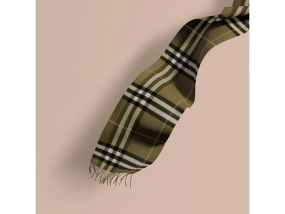 Shop Burberry Thomas Bear In Check Cashmere With Beasts Detail In Navy