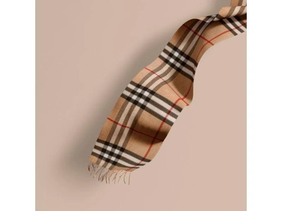 Shop Burberry Thomas Bear Charm In Check Cashmere With Beasts Detail In Marine Blue