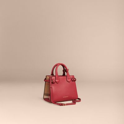 the baby banner in leather and house check