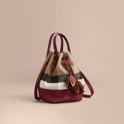 burberry medium bucket bag
