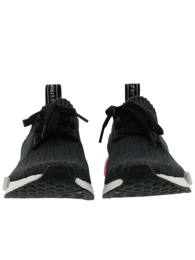 Shop Adidas Originals Nmd_r1 Pk Sneakers In Black Pink