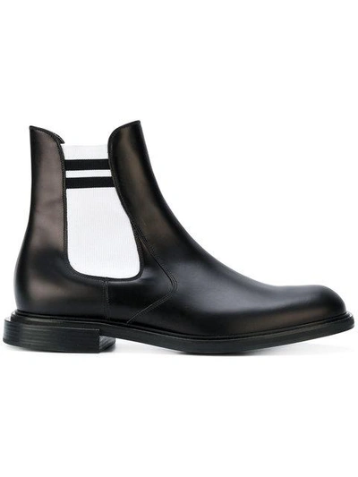 Shop Fendi Slip-on Boots - Black