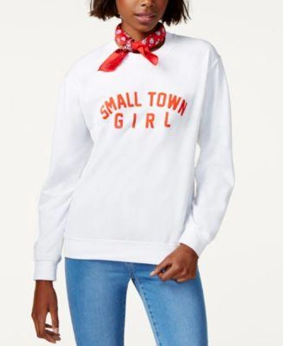 Shop Sub_urban Riot Sub Urban Riot Small Town Girl Graphic Sweatshirt In White