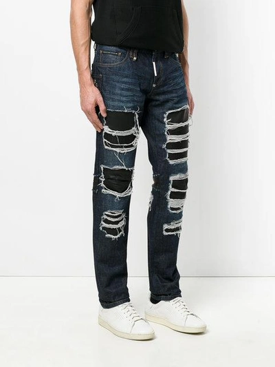 Shop Philipp Plein Leandro Jeans - Blue