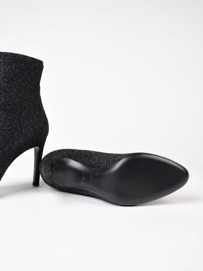 Shop Giuseppe Zanotti Celeste Sock Ankle Boots In Black