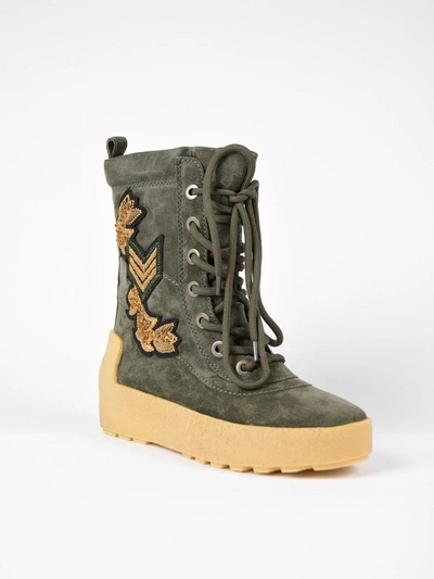 Shop Ash Military Boots In Green