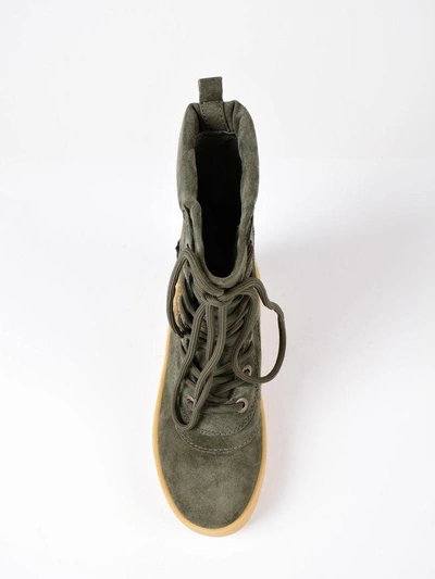 Shop Ash Military Boots In Green