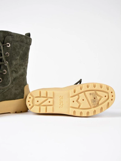 Shop Ash Military Boots In Green