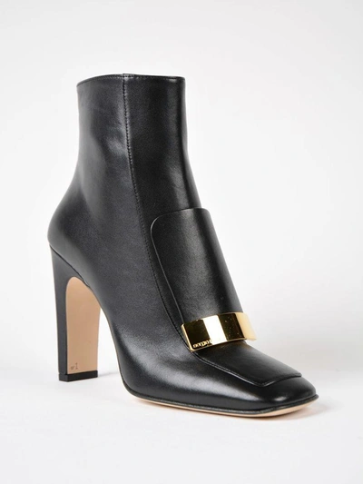 Shop Sergio Rossi Hill Ankle Boots In Black