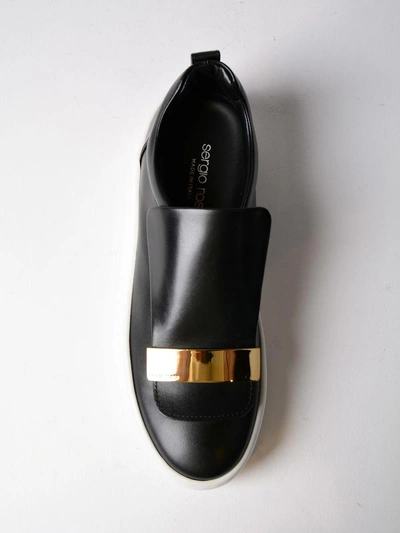 Shop Sergio Rossi Blair Slip On Sneakers In Black