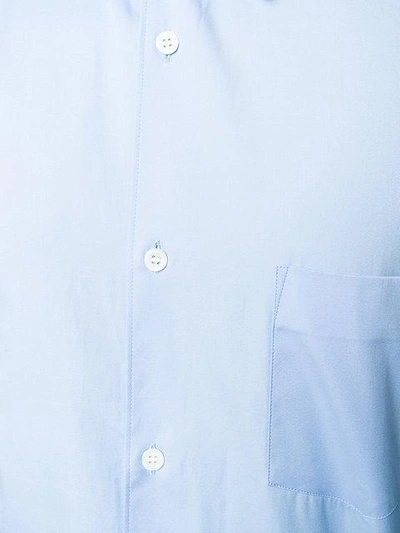 Shop Comme Des Garçons Shirt Patch Pocket Shirt In Blue