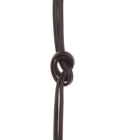 Shop Marni Embellished Leather Necklace