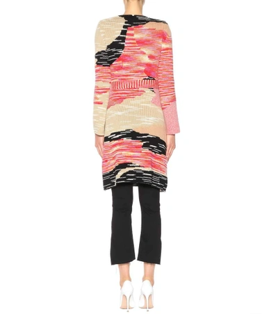 Shop Missoni Wool-blend Cardigan In Red Multi