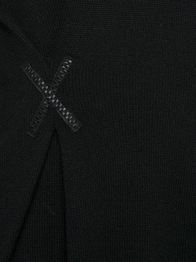 Shop Fendi Cashmere Round Neck Sweater - Black