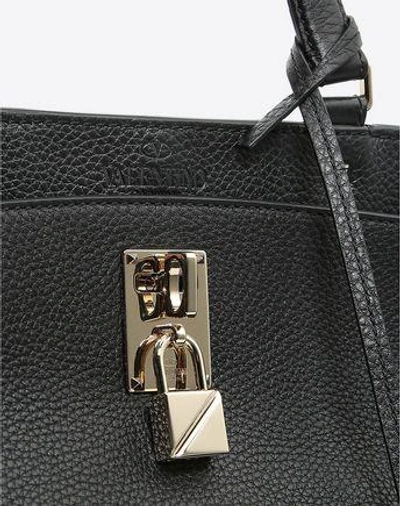Shop Valentino Joylock Handbag In Black
