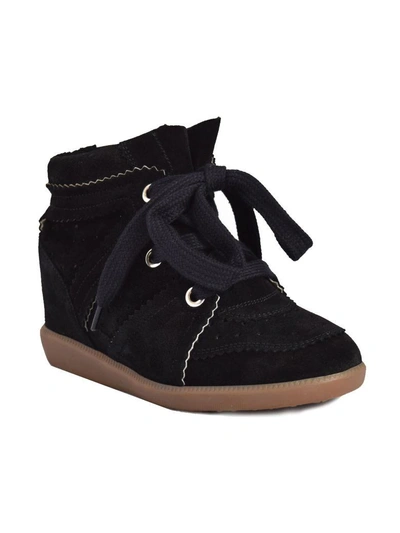 Shop Isabel Marant Bobby Hi-top Sneakers In Black