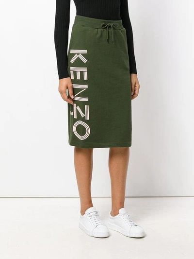 Shop Kenzo Paris Midi Skirt