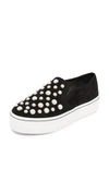 ALICE AND OLIVIA SASHA PEARLS SLIP ON SNEAKERS