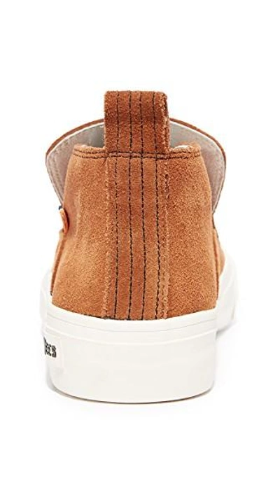 Shop Seavees X Derek Lam 10 Crosby Huntington Middie Sneakers In Cognac