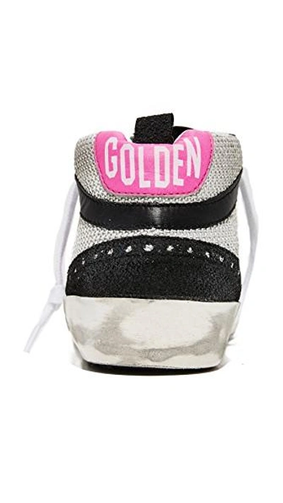 Shop Golden Goose Mid Star Sneakers In Ice/pink Fluo