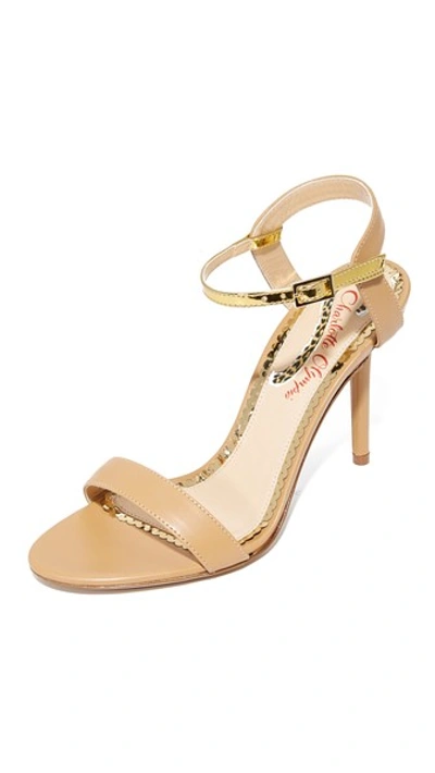 Charlotte Olympia Quintissential Pumps In Nude/gold