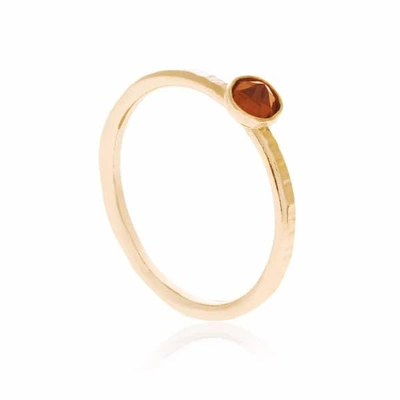 Shop Feather+stone Gold Garnet Ring