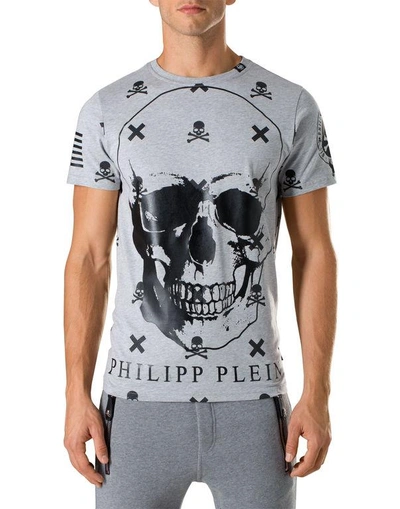 Shop Philipp Plein T-shirt Round Neck Ss "rick"