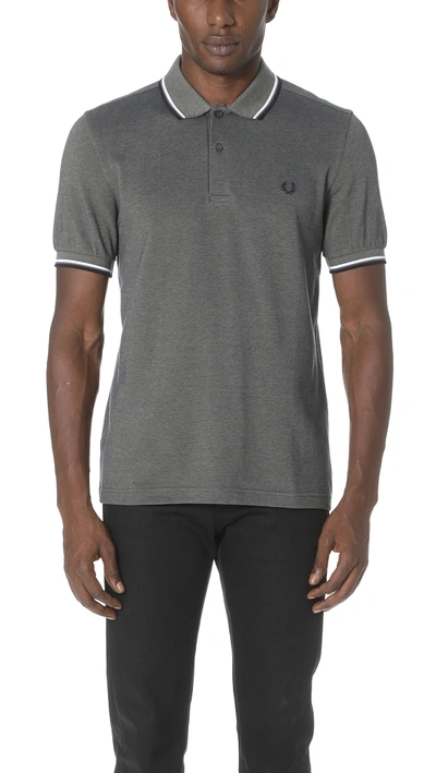 Fred Perry Shirt In Graphite Marl