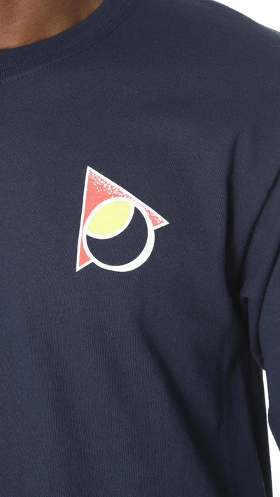 Shop Paterson Sideline Long Sleeve Tee In Navy