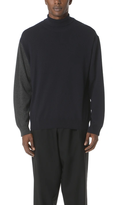Marni Turtleneck Cashmere Sweater In Grey