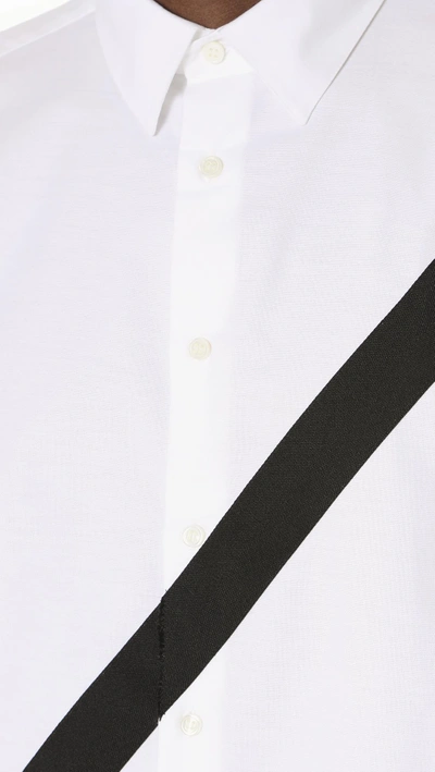 Shop Public School Neruda Shirt With Webbing In White