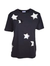 RED VALENTINO Red Valentino Tulle Star Cut-out T-shirt,NR3MG06R35D.0NO
