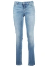 Givenchy Star Print Slim Fit Jeans In Blu Denim