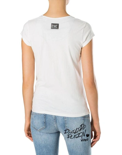 Shop Philipp Plein T-shirt Round Neck Ss "i Love"