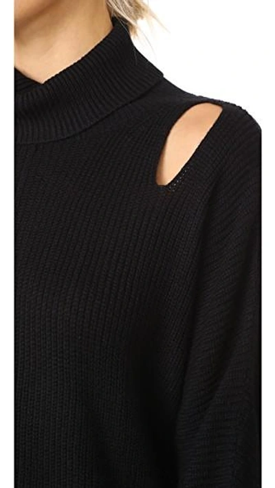 Shop Ella Moss Riley Sweater In Black