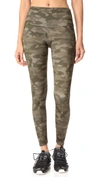 Onzie High Waist Print Leggings In Moss Camo